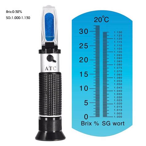 brix wort sg refractometer|brix measurements.